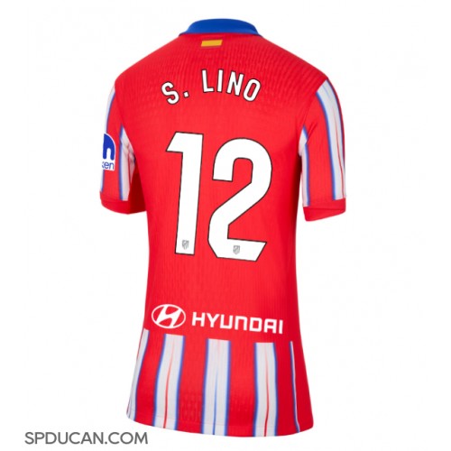 Zenski Nogometni Dres Atletico Madrid Samuel Lino #12 Domaci 2024-25 Kratak Rukav